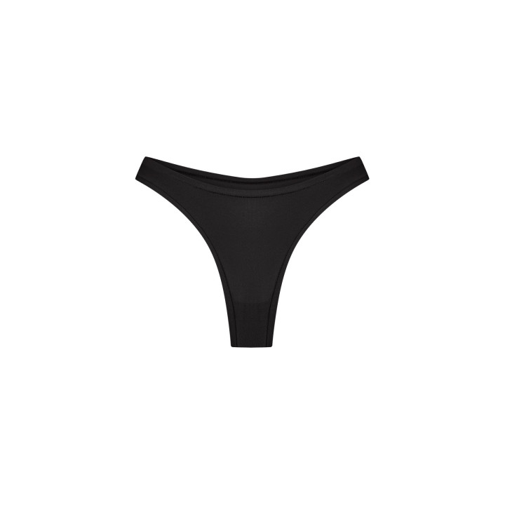 Women's Bamboo Lyocell Balance Thong in Black — LunaLeila | Hormone-Sa