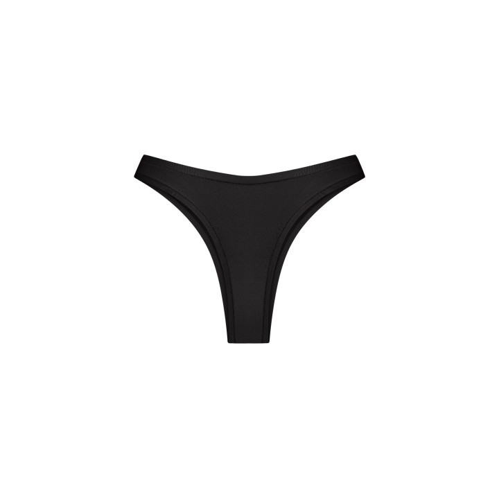 Women's Bamboo Lyocell Balance Thong in Black — LunaLeila | Hormone-Sa