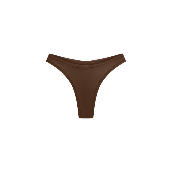 Women's Bamboo Lyocell Balance Thong in Brown — LunaLeila | Hormone-Sa
