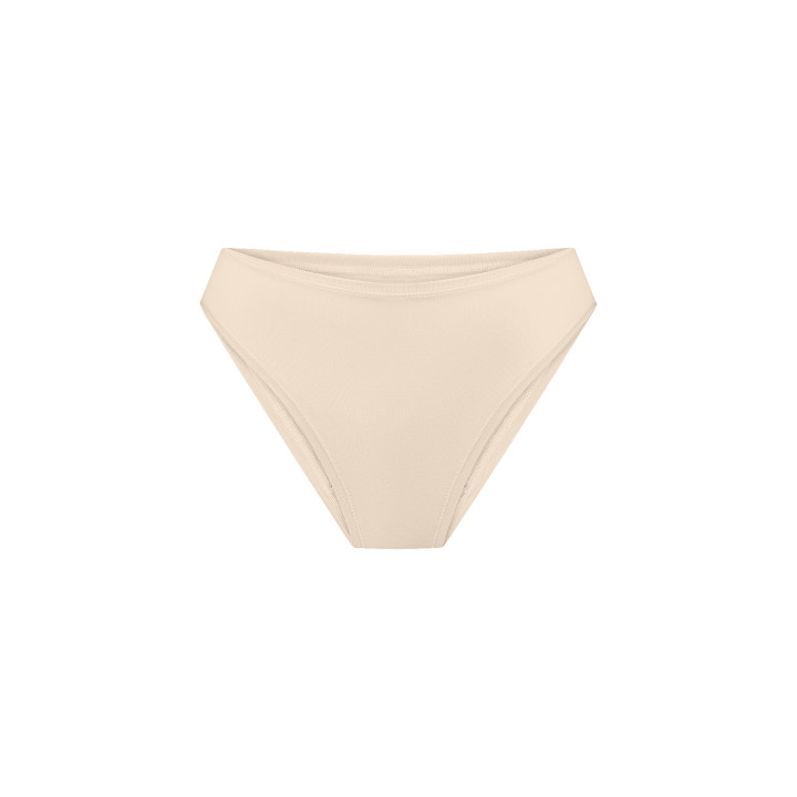 Women’s Bamboo Lyocell Elevate High-Rise Bikini in Beige — LunaLeila |