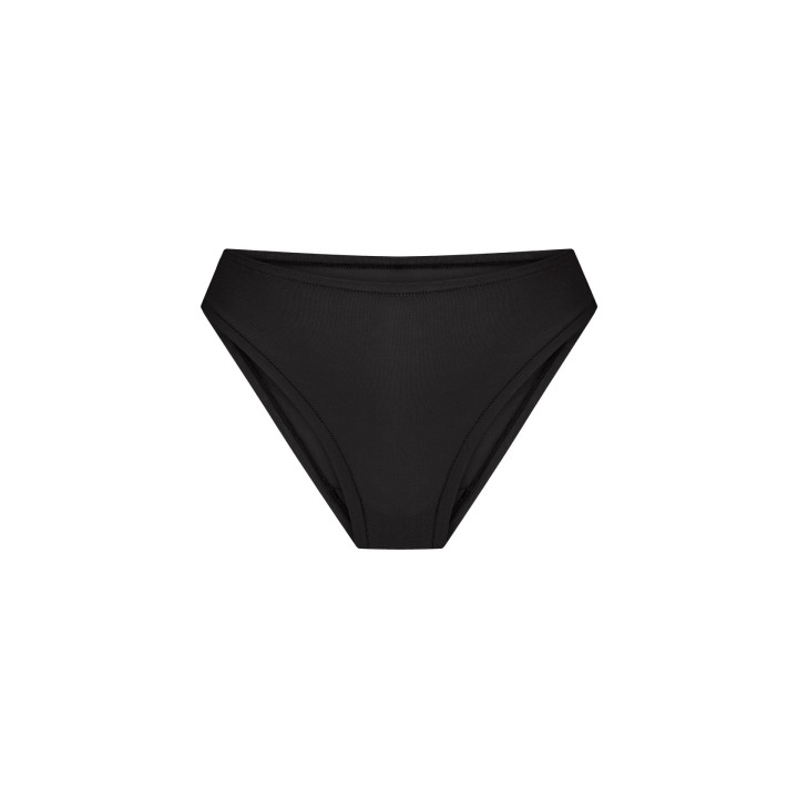 Women’s Bamboo Lyocell Elevate High-Rise Bikini in Black — LunaLeila |