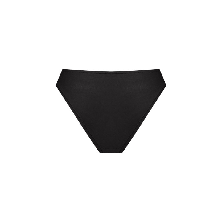 Women’s Bamboo Lyocell Elevate High-Rise Bikini in Black — LunaLeila |