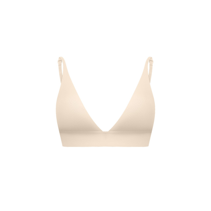 Harmony Triangle Bra in Beige — LunaLeila | Hormone-Safe Non-Toxic Und