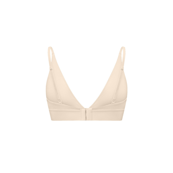 Harmony Triangle Bra in Beige — LunaLeila | Hormone-Safe Non-Toxic Und