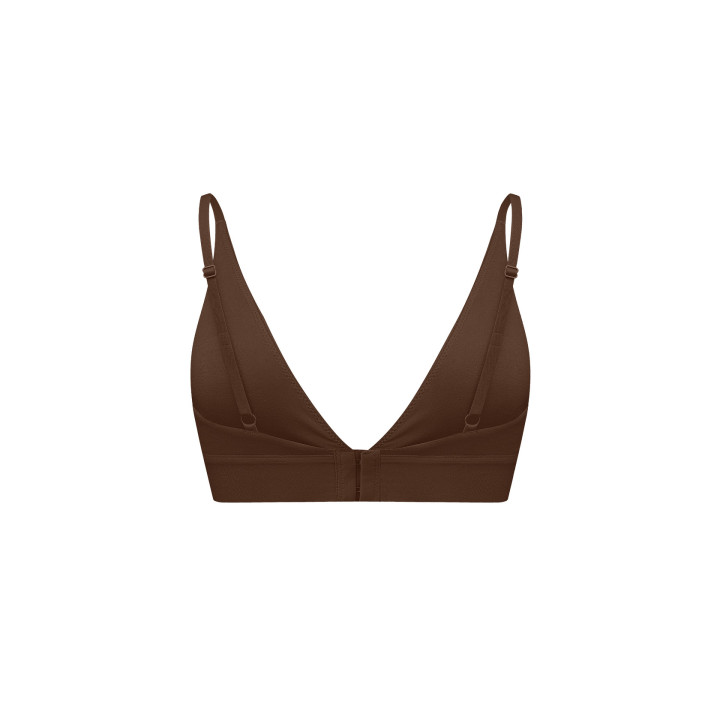 Harmony Triangle Bra in Brown — LunaLeila | Hormone-Safe Non-Toxic Und