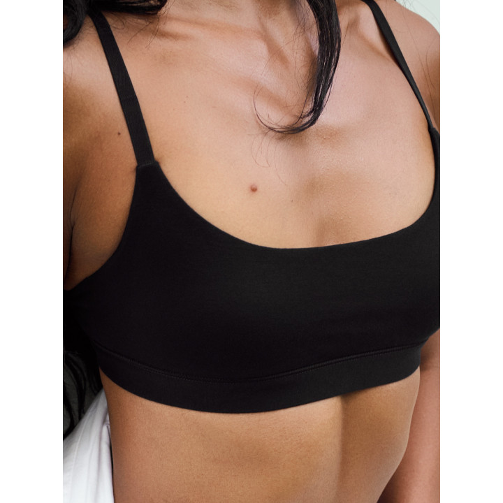 Support  Bralette in Black — LunaLeila | Hormone-Safe Non-Toxic Underw