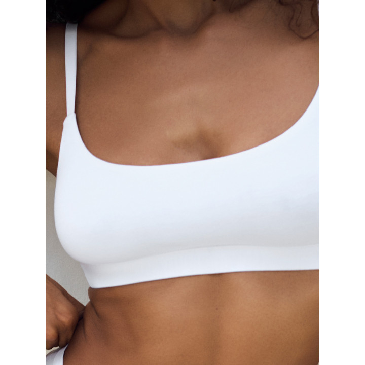 Support  Bralette in White — LunaLeila | Hormone-Safe Non-Toxic Underw